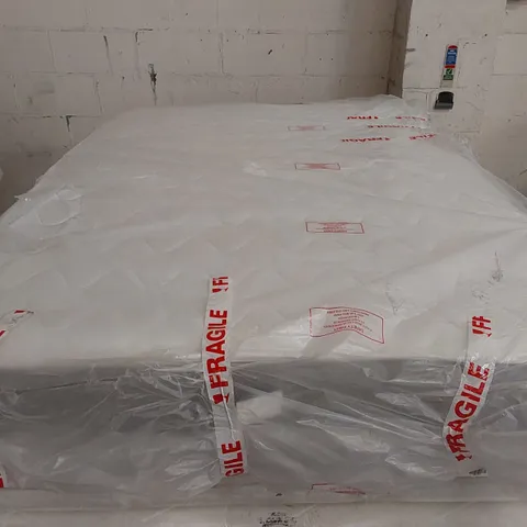 QUALITY BAGGED HYBRID MEMORY NATURAL OPEN COIL 4'6" DOUBLE MATTRESS