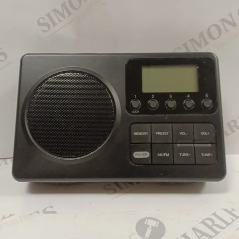 BOXED ASDATECH PORTABLE AM/FM RADIO ATA22AA005A