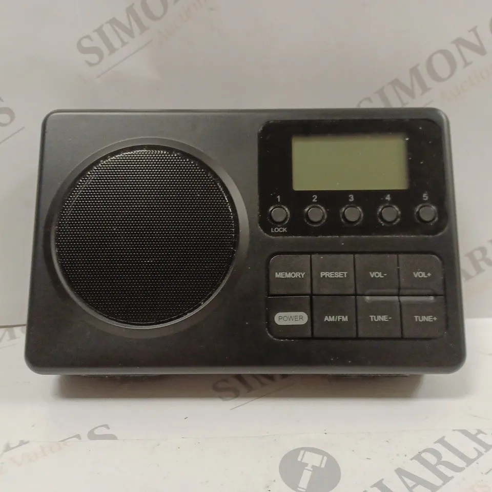 BOXED ASDATECH PORTABLE AM/FM RADIO ATA22AA005A