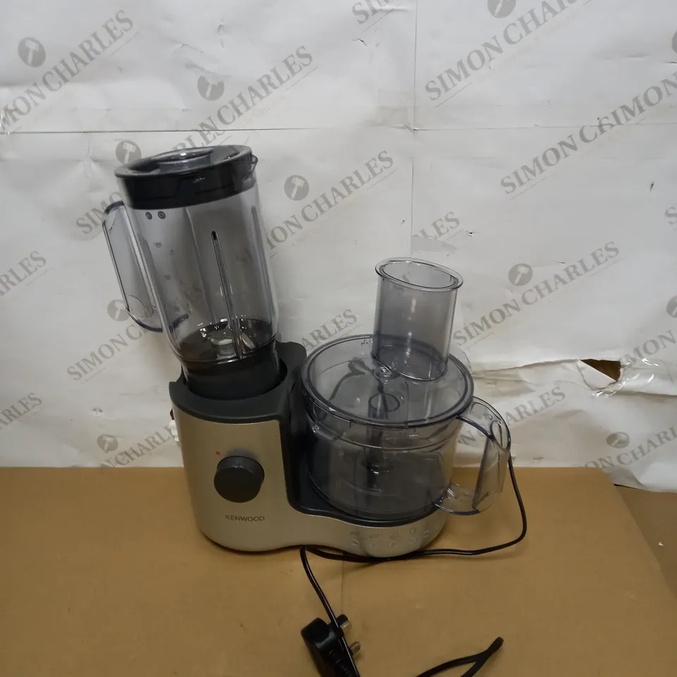 KENWOOD COMPACT FOOD PROCESSOR - SILVER AND GREY