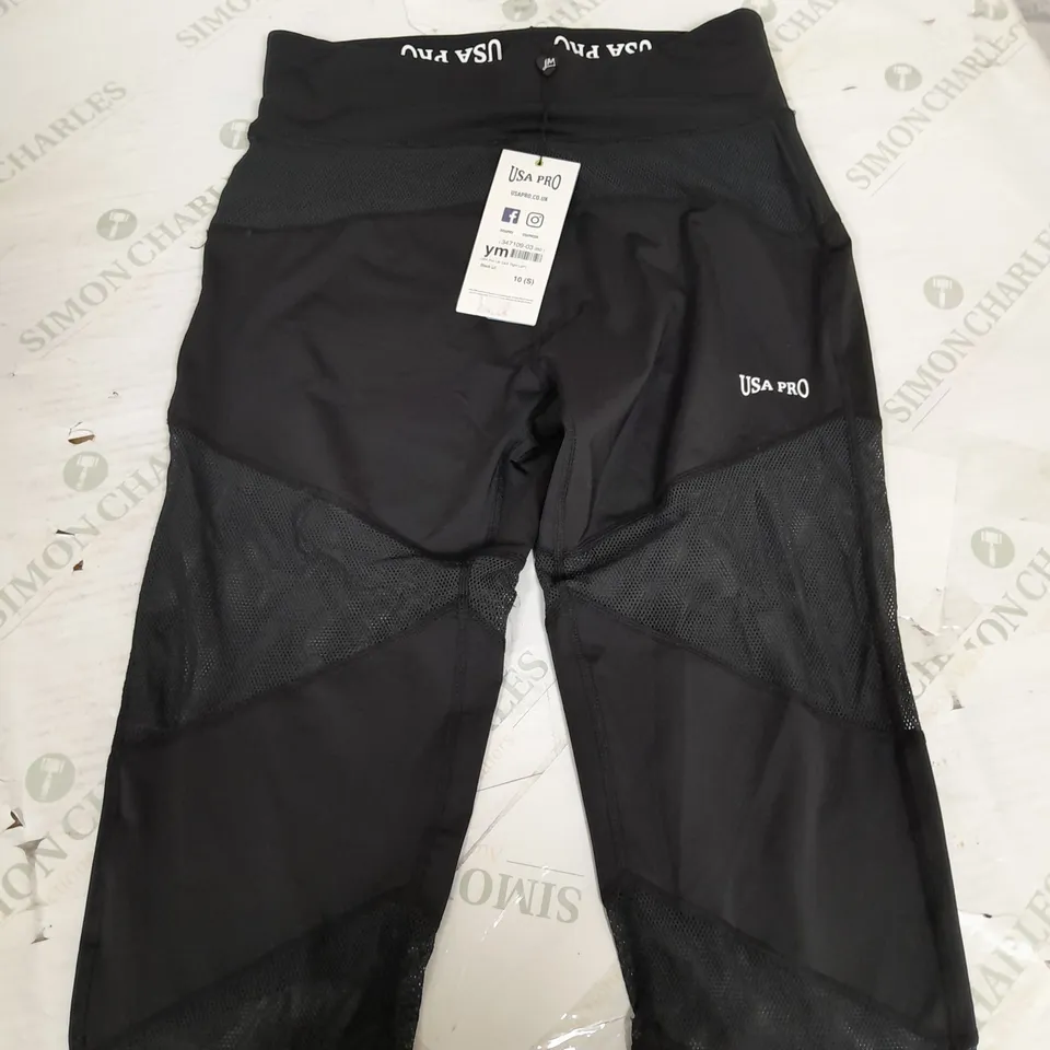 USA PRO BLACK TIGHT LEGGINGS - 10
