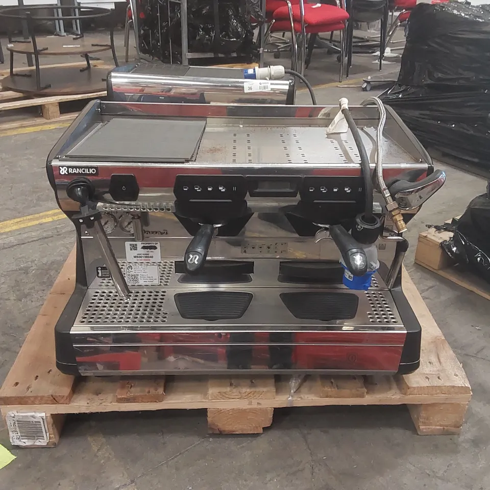 RANCILIO CLASSE 7 2 GROUP COMMERCIAL COFFEE MACHINE WITH ISTEAM