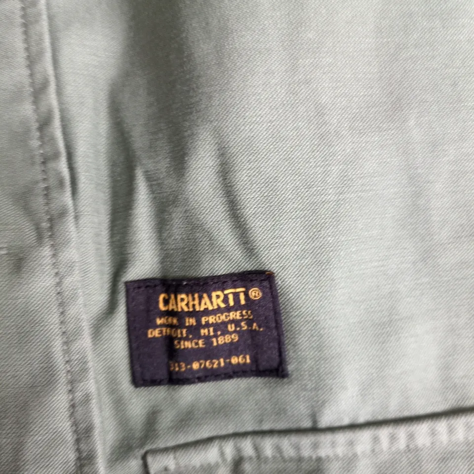 CARHARTT WORK IN PROGRESS JACKET – OLIVE GREEN – MEN'S SIZE S