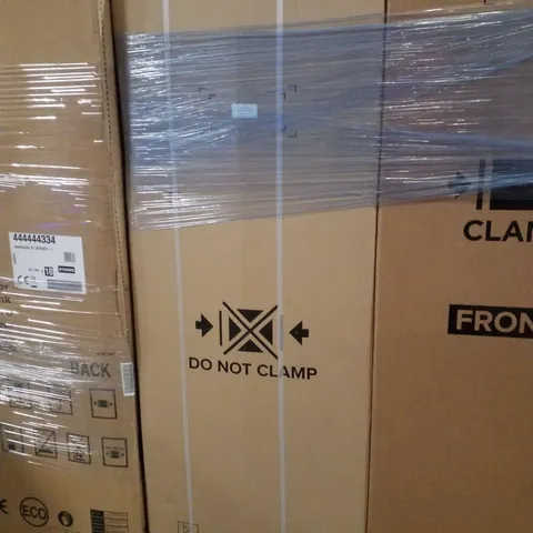 BOXED LEC MEDICAL 280L SOLID DOOR COMBINATION FRIDGE FREEZER 