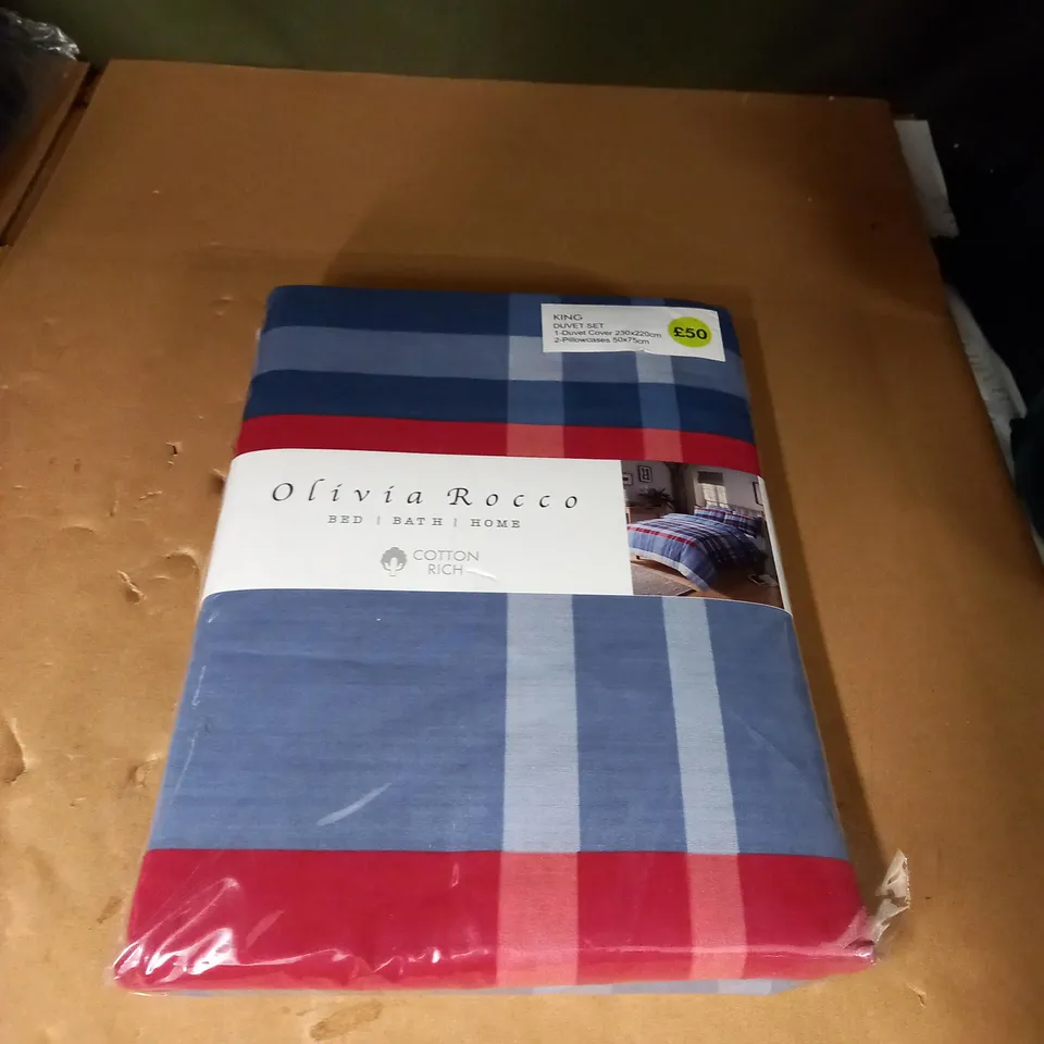 OLIVIA ROCCO KING DUVET SET 