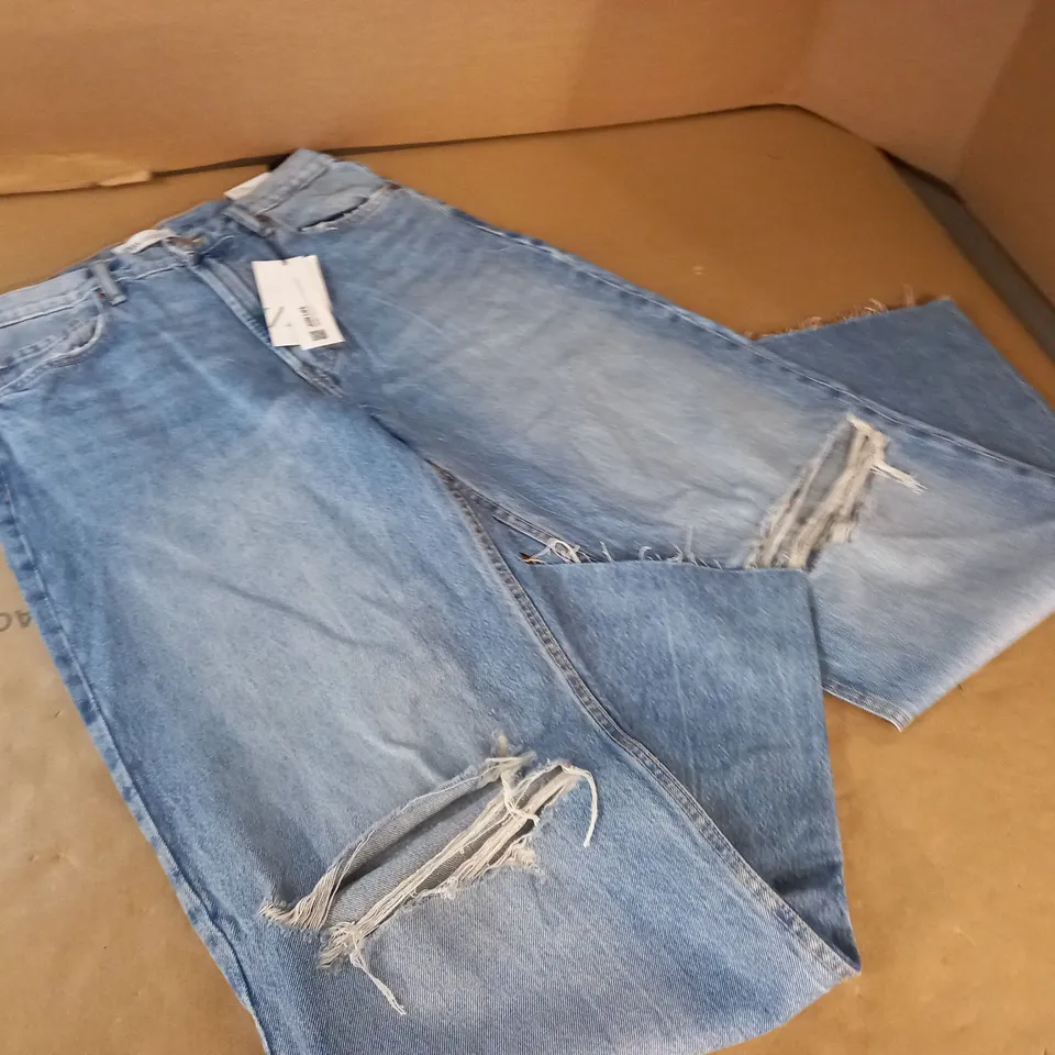 ZARA WIDE LEG JEANS - UK 14