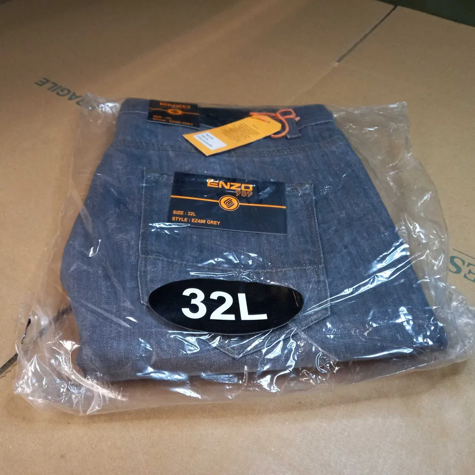 PACKAGED ENZO BLUE JEANS - SIZE W32L