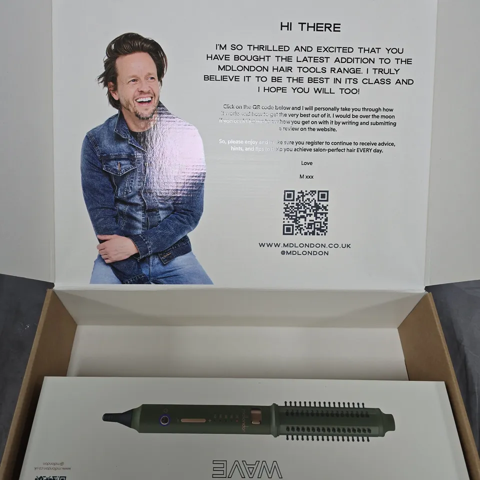 MD London Wave Hair Styling Tool – Green