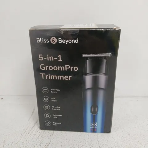 BLISS & BEYOND 5-IN-1 GROOMPRO TRIMMER MS818