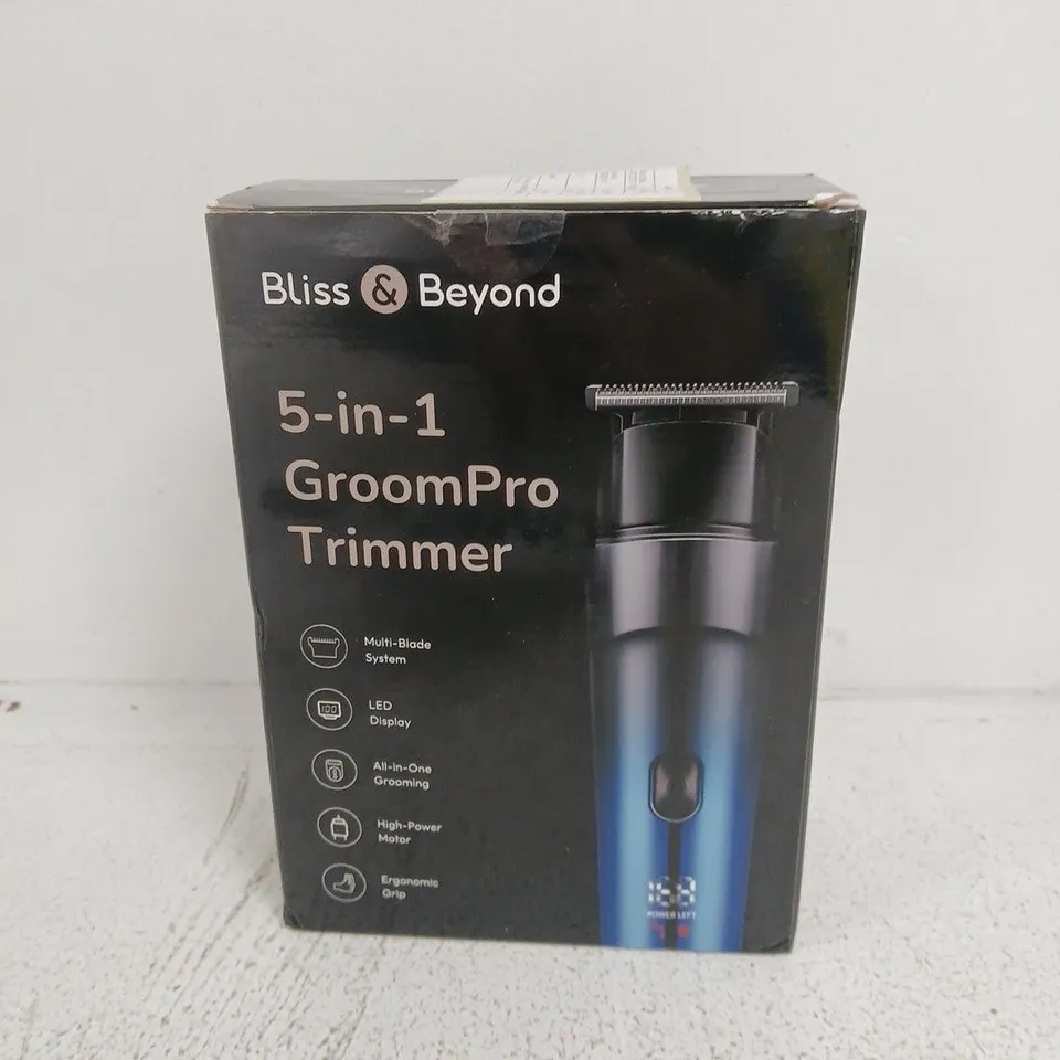 BLISS & BEYOND 5-IN-1 GROOMPRO TRIMMER MS818