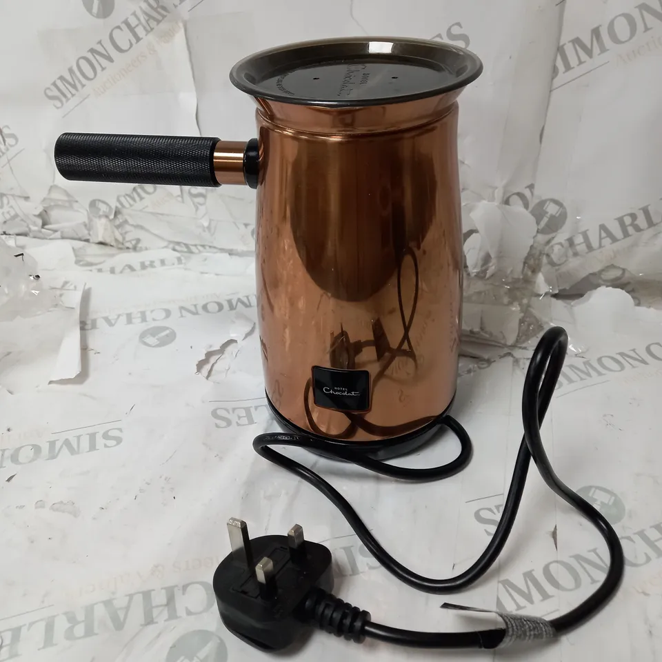 HOTEL CHOCOLAT VELVETISER IN COPPER RRP £109.99