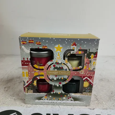 YANKEE CANDLE GIFT SET – 4 MINI JAR CANDLES