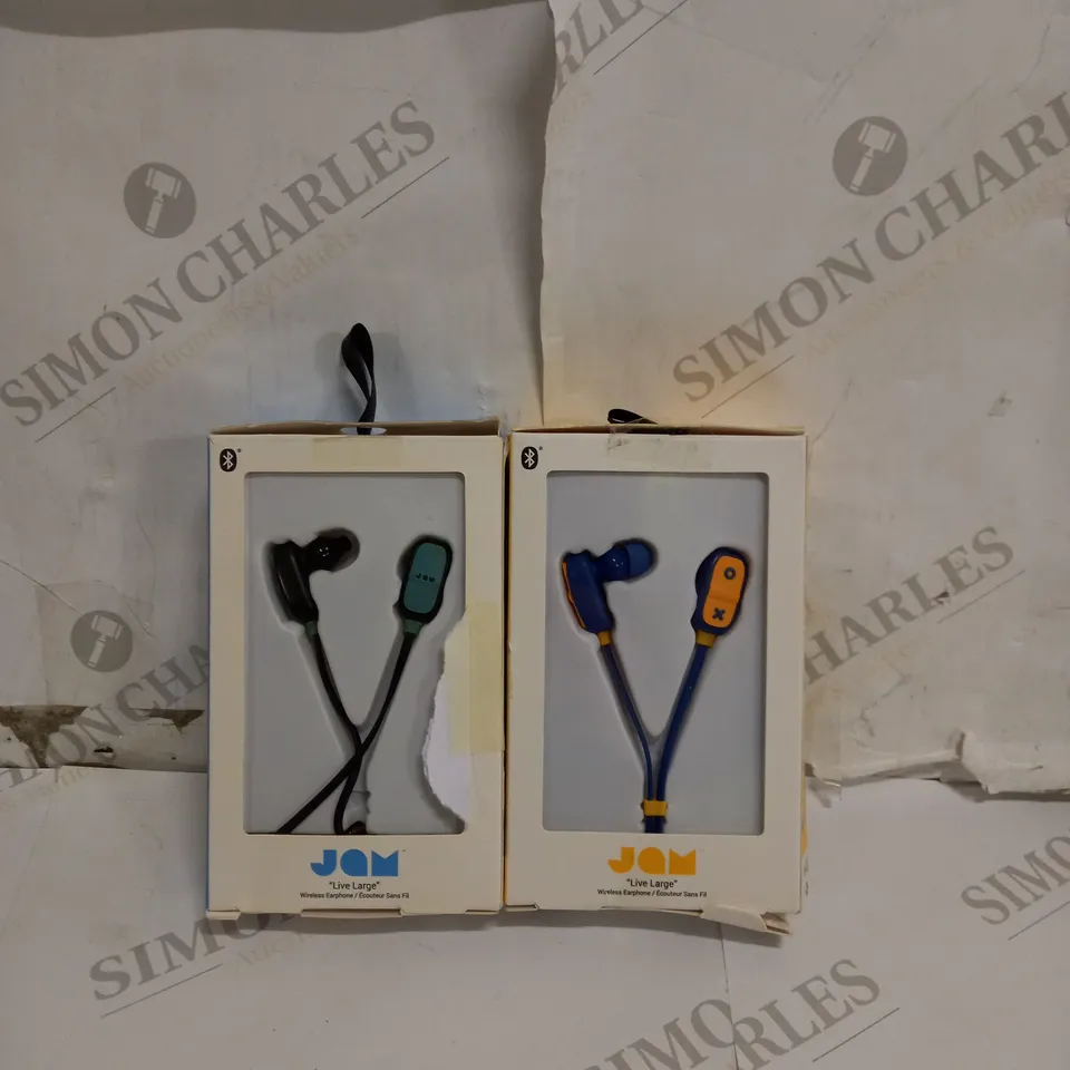 BOX OF 2 JAM LIVE CHARGE WIRELESS EARPHONES 