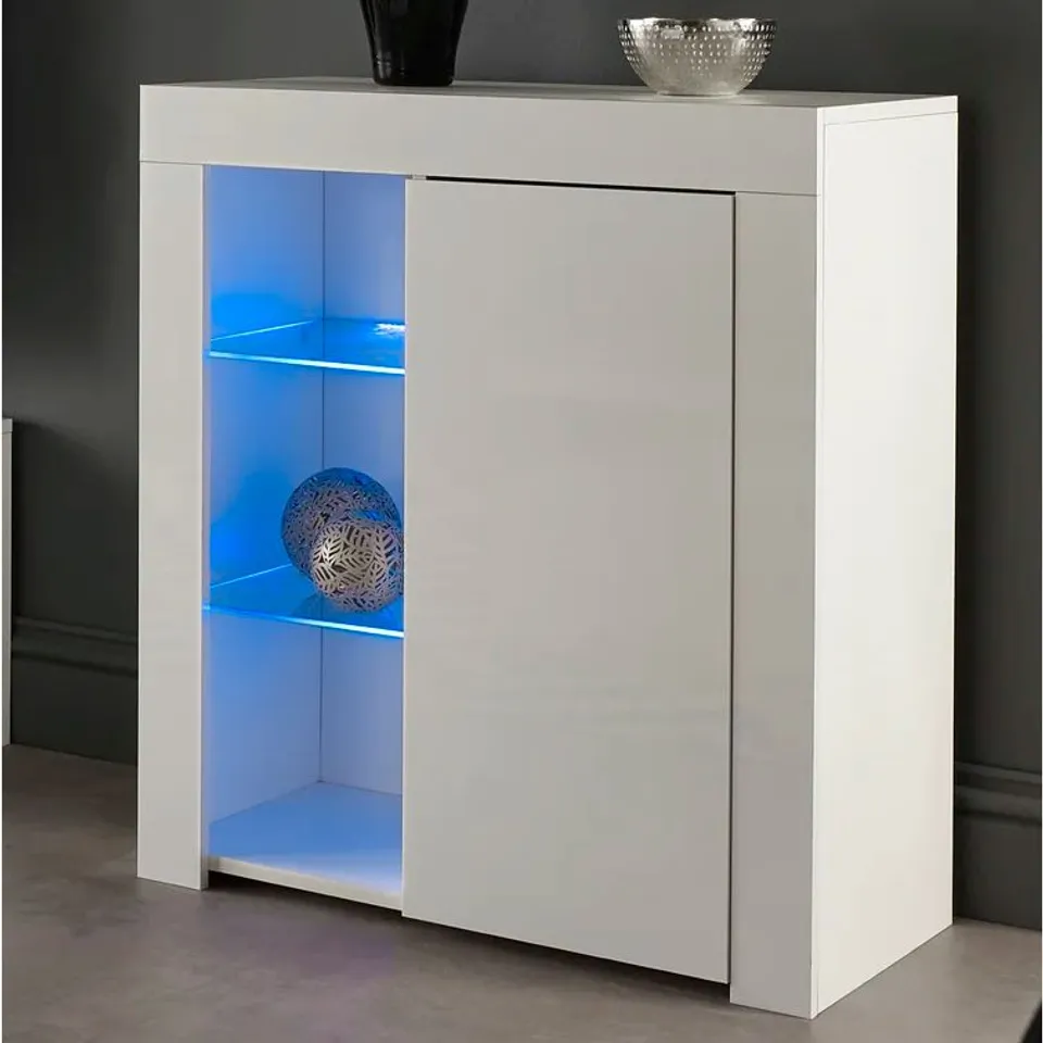 BOXED SUZANA SIDEBOARD WHITE (1 BOX)