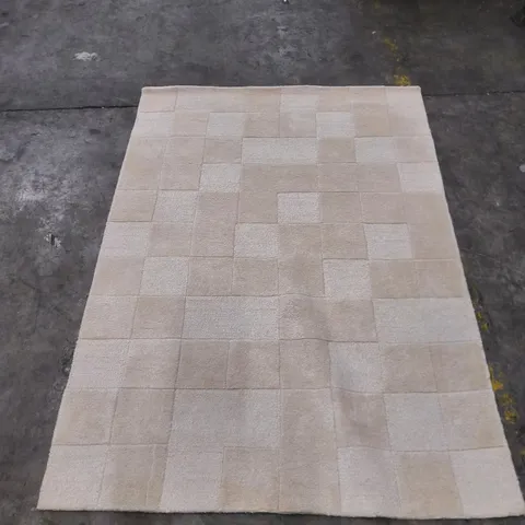 BEIGE PATCHWORK RUG β RECTANGULAR (160X230CM)