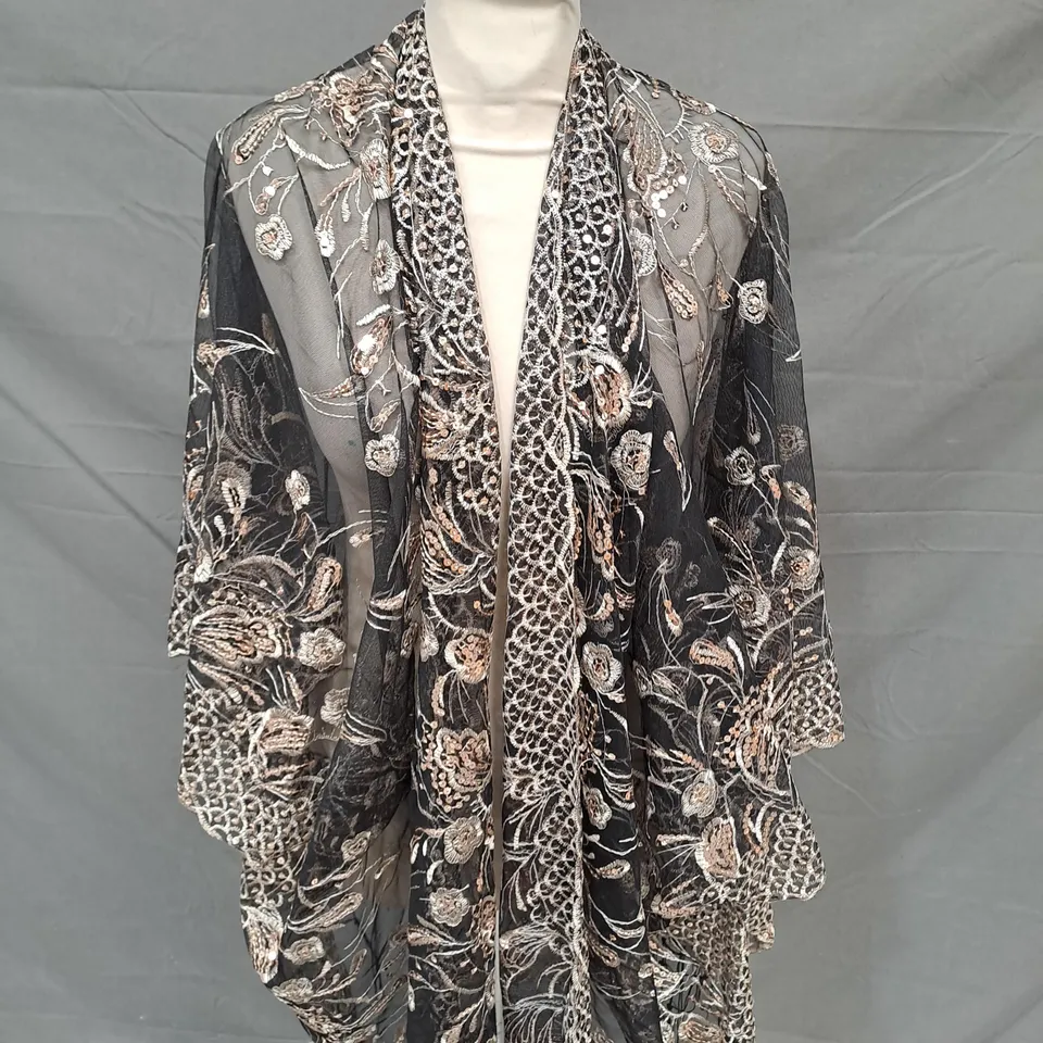DREAM KEEPERS COLLECTION ROBE ON BLACK & GOLD