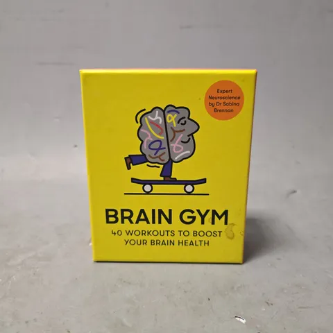 BOXED BRAIN GYM APPROXIMATELY 40 WORKOUTS TO BOOST YOUR BRAIN HEALTH 