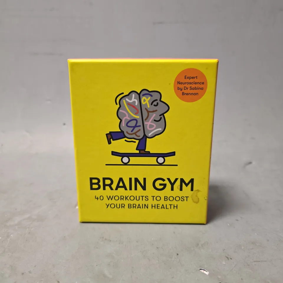 BOXED BRAIN GYM APPROXIMATELY 40 WORKOUTS TO BOOST YOUR BRAIN HEALTH 