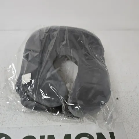 BLACK TRAVEL NECK PILLOW, U-SHAPED