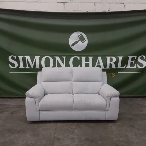 QUALITY DESIGNER ITALIAN MADE 2 SEATER FABRIC SOFA - ICE