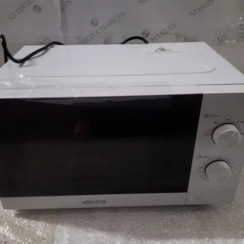 BOXED ELECTRA MWST20LW MICROWAVE OVEN - WHITE