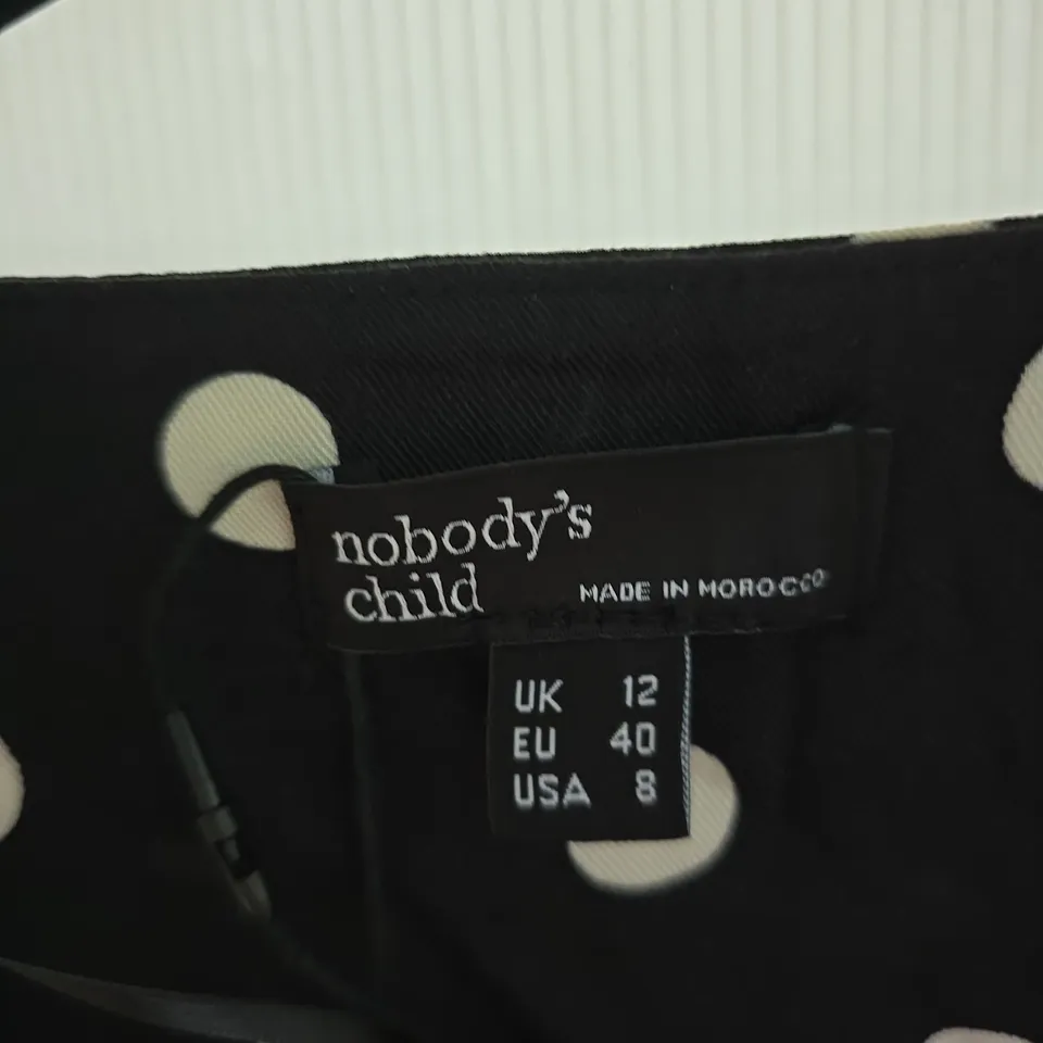 NOBODY'S CHILD POLKA DOT DRESS – UK 12 (EU 40, US 8)