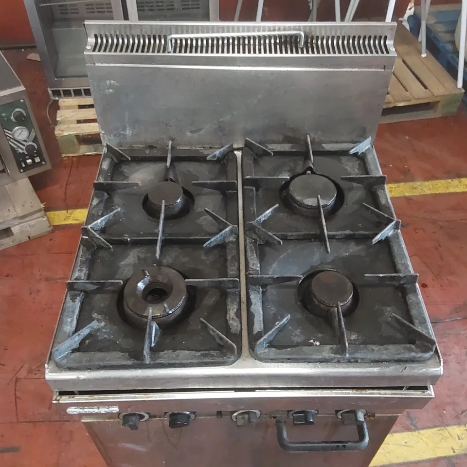 MARENO COMMERCIAL GAS 4 BURNER OVEN RANGE