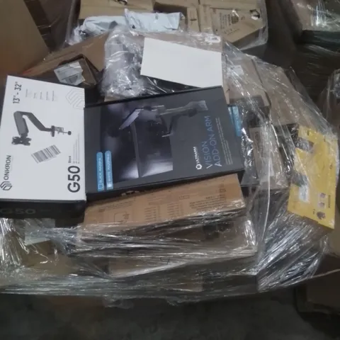 PALLET CONTAINING LARGE QUANTITY OF TV & MONITOR STANDS/MOUNTS