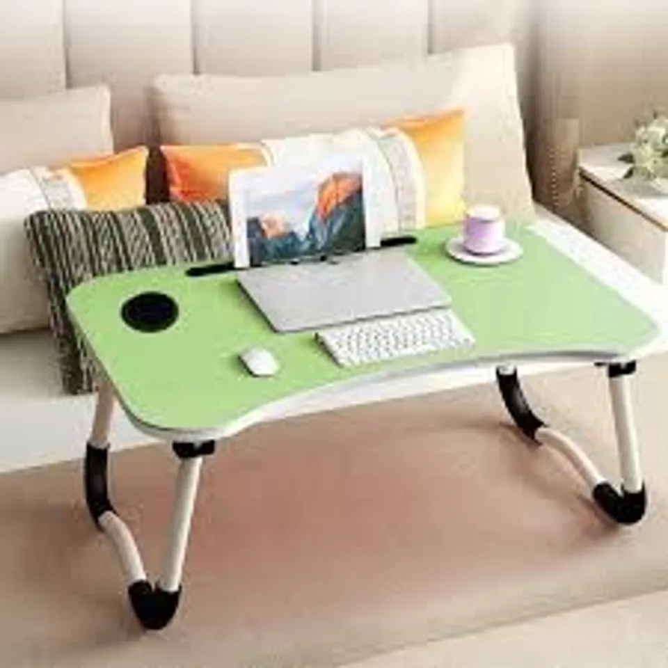 BOXED GREEN LAPTOP DESK