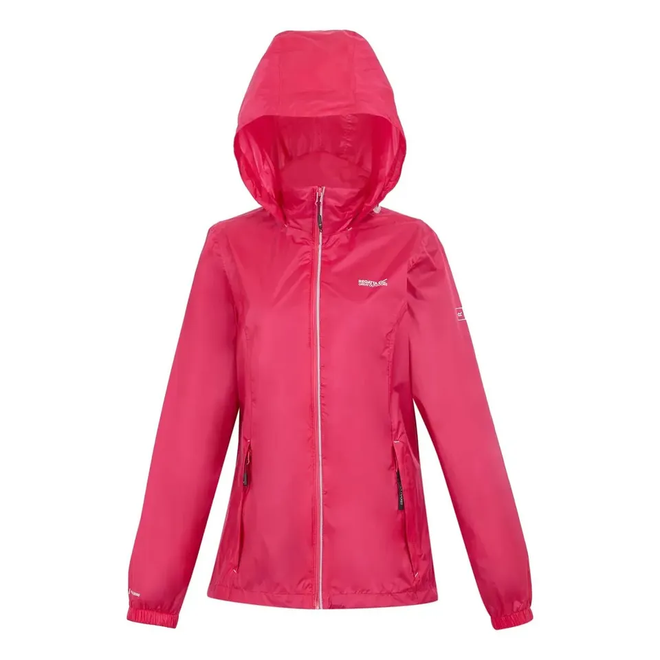 BRAND NEW REGATTA WOMEN'S CORINNE IV WATERPROOF PACKAWAY JACKET IN POP - UK 8