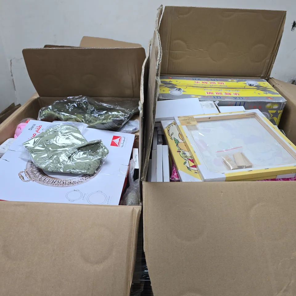 PALLET OF A LARGE QUANTITY OF ASSORTED HOUSEHOLD PRODUCTS TO INCLUDE TOYS, BULBS, HOME DECOR ETC - COLLECTION ONLY 