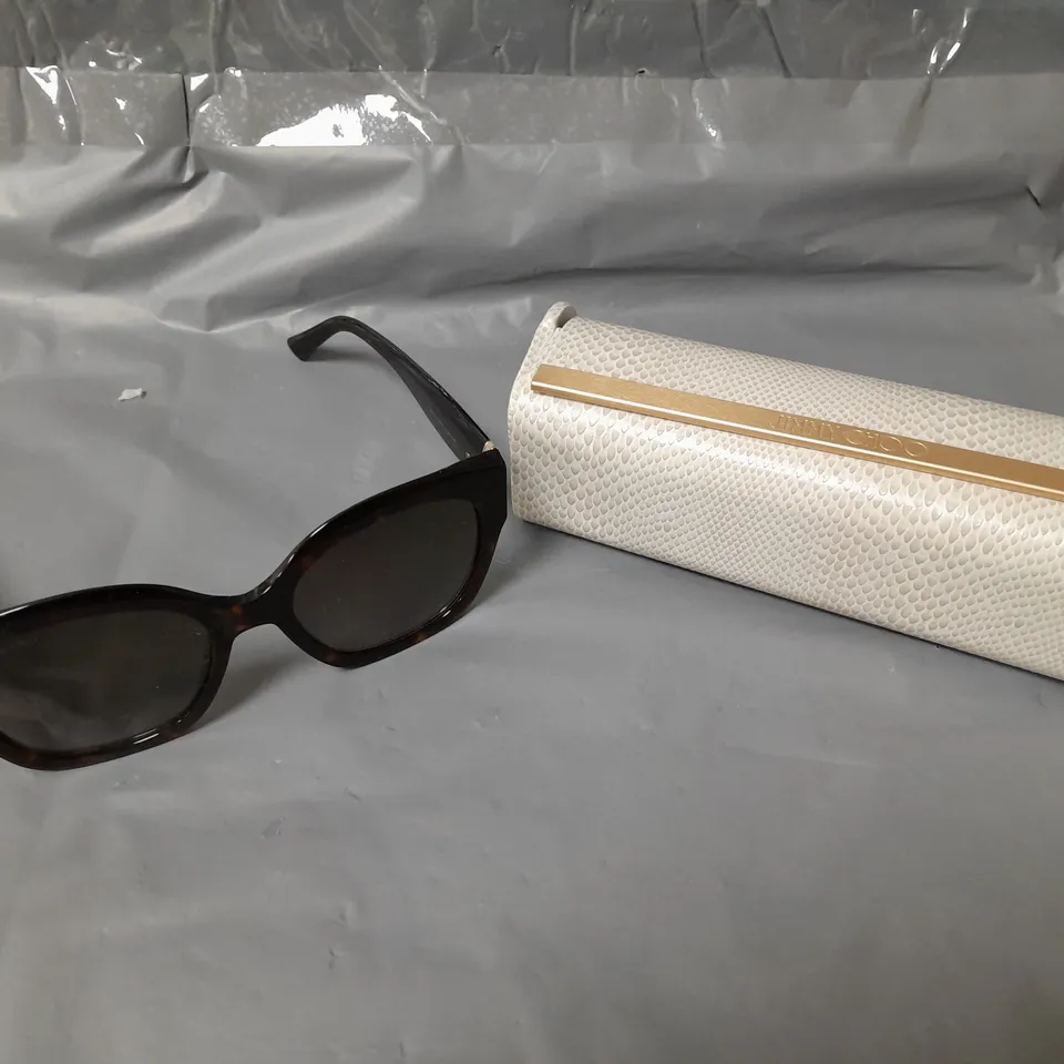 JIMMY CHOO SQUARE OVERSIZED SUNGLASSES 