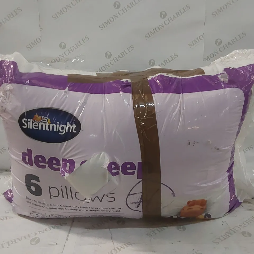 BAGGED SILENTNIGHT 6PCS PILLOW SET