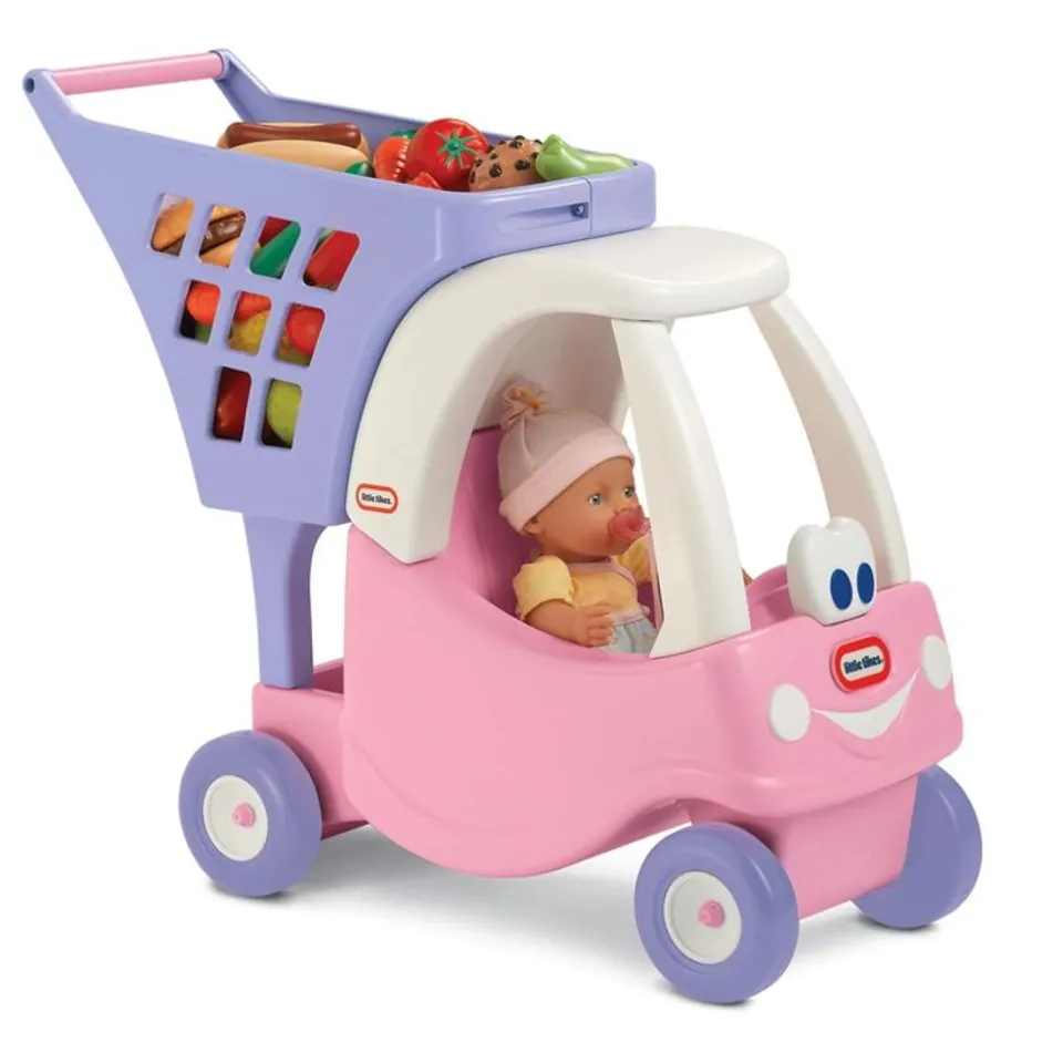 LITTLE TIKES PRINCESS COZY COUPE SHOPPING CART RRP £50.99
