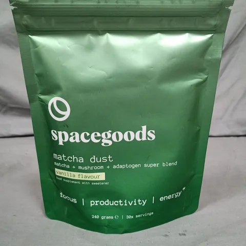 SPACEGOODS MATCHA DUST - VANILLA 240G