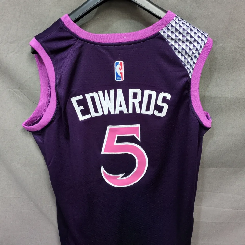 NBA AUTHENTIC EDWARDS 5 JERSEY – MINNESOTA TIMBERWOLVES, PURPLE, NIKE SIZE UNSPECIFIED