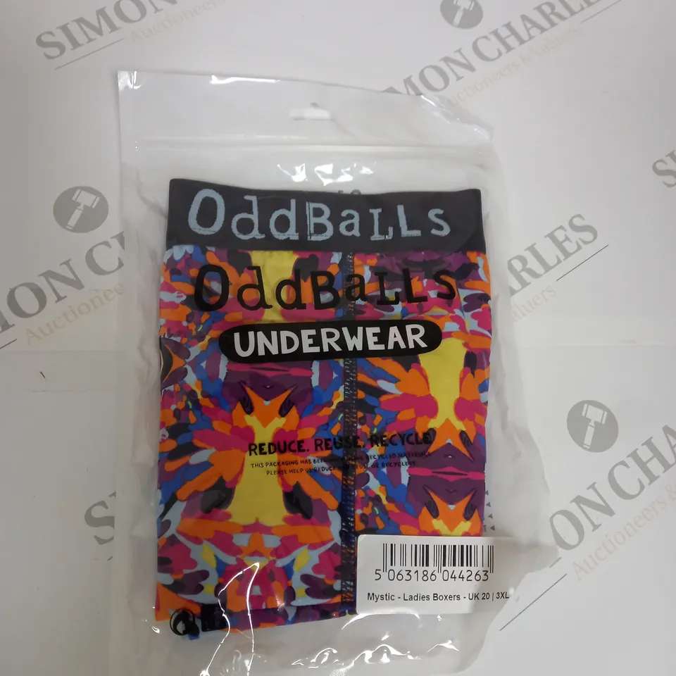 ODDBALLS LADIES BOXERS SIZE 20