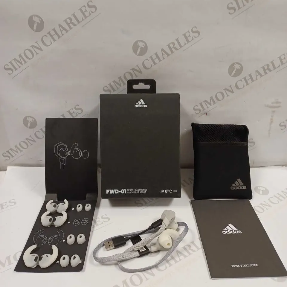 ADIDAS SPORT FWD-01 IN-EAR BLUETOOTH EARPHONES - LIGHT GREY