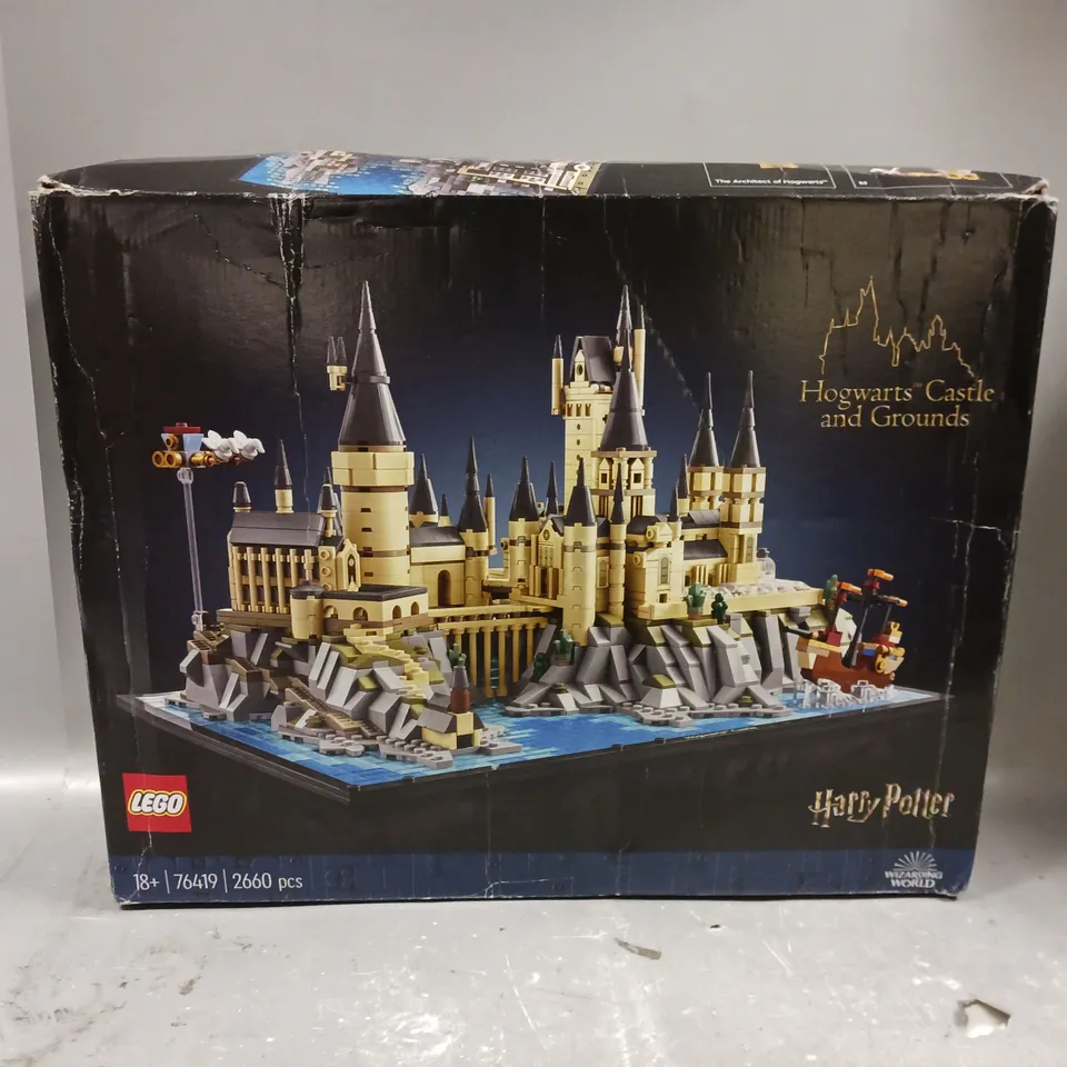 BOXED LEGO HARRY POTTER HOGWARTS CASTLE AND GROUNDS 76419 RRP £144.99