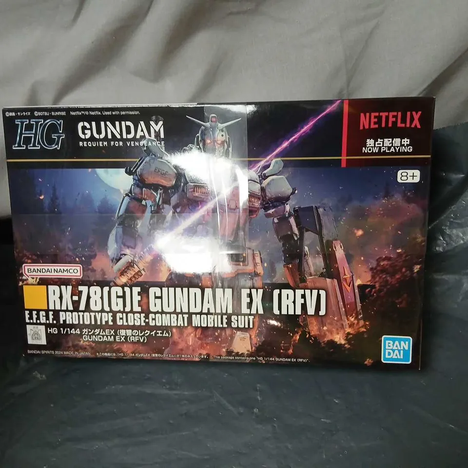 BANDAI HG 1/144 GUNDAM EX (RFV) PROTOTYPE CLOSE-COMBAT MOBILE SUIT MODEL KIT (BOXED)