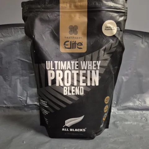 HEALTHSPAN ELITE ULTIMATE WHEY PROTEIN BLEND IN VANILLA 750G