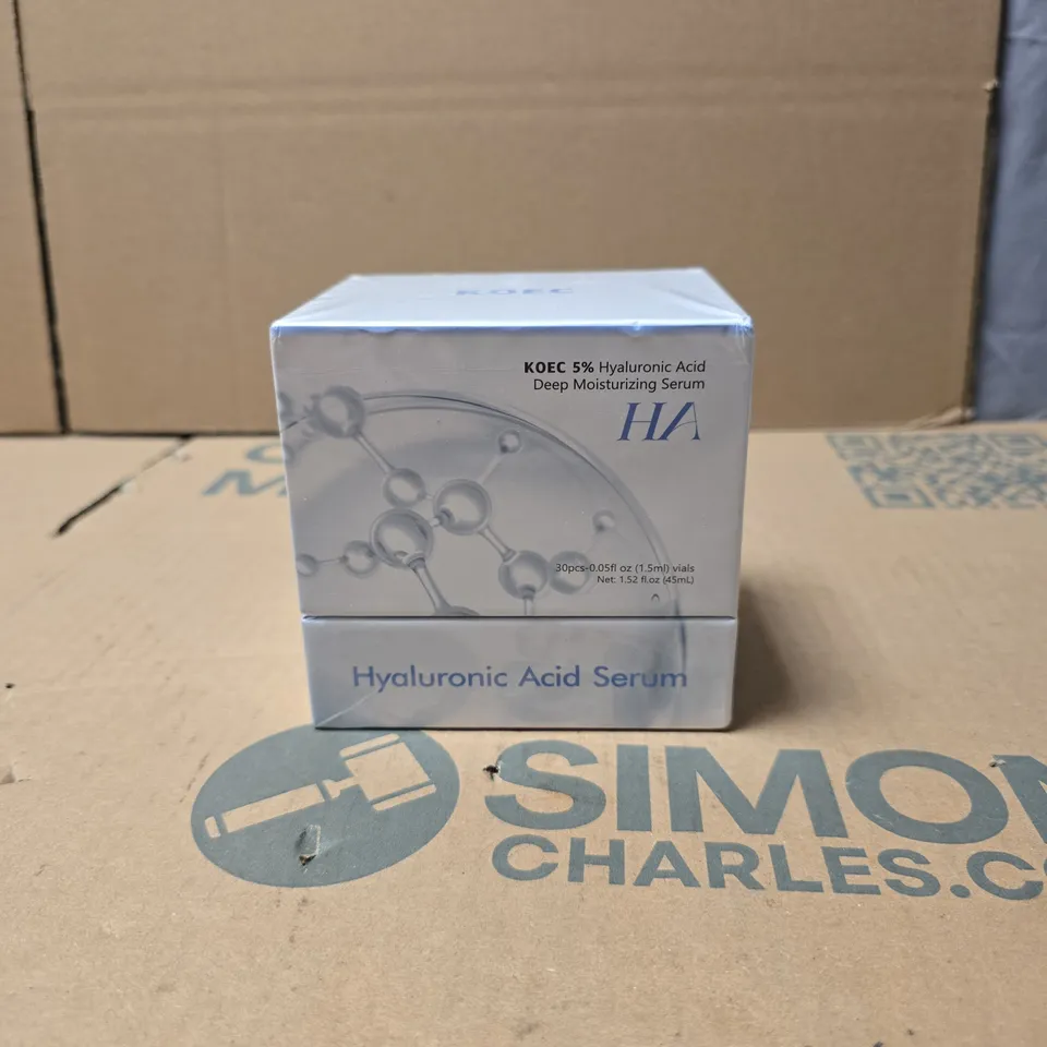 KOEC 5% HYALURONIC ACID DEEP MOISTURIZING SERUM 30 PIECES BOXED