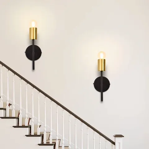 BOXED AMBELLINA IRON ARMED SCONCE - SET OF 2 (1 BOX)