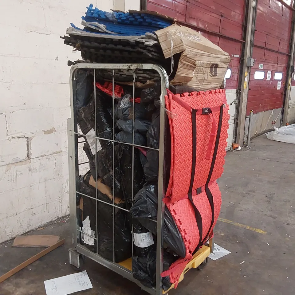 CAGE OF ASSORTED CONSUMER PRODUCTS ECT // CAGE NOT INCLUDED 