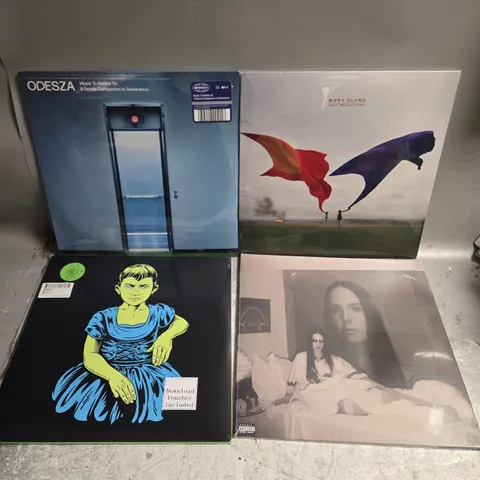 APPROXIMATELY 20 ASSORTED VINYLS TO INCLUDE BIFFY CLYRO, ODESZA, MODERAT ETC 