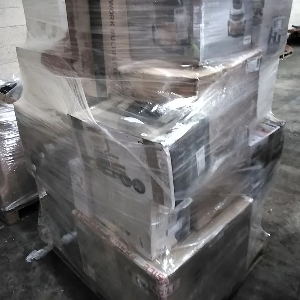 PALLET OF APPROXIMATELY 25 UNPROCESSED RAW RETURN HOUSEHOLD AND ELECTRICAL GOODS TO INCLUDE;