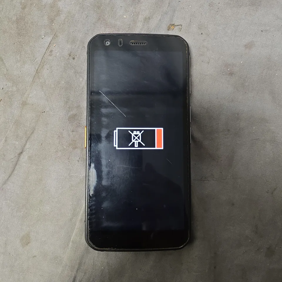 CAT RUGGED SMART PHONE IN BLACK (MODEL UNSPECIFIED)