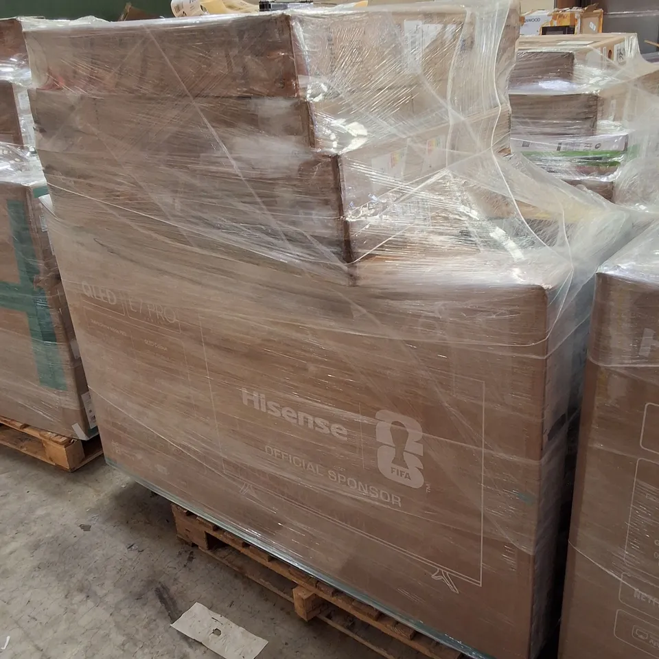 PALLET CONTAINING 12 ASSORTED DAMAGED TVS