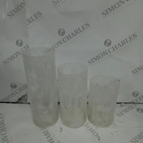HOME REFLECTIONS SET OF 3 PRE-LIT CYLINDERS