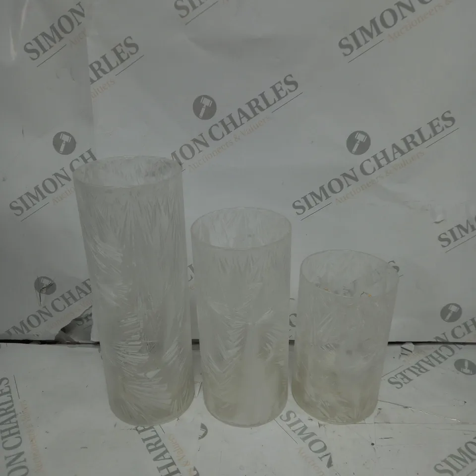 HOME REFLECTIONS SET OF 3 PRE-LIT CYLINDERS